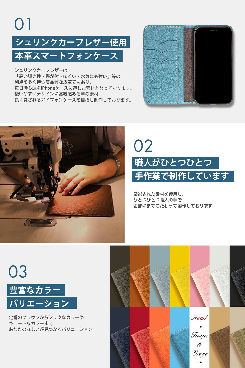 iPhone12 HANATORA 各種iPhone対応 本革 手帳型ケース iPhone XR/iPhone XS/iPhone XS Max/iPhone X/iPhone 8/iPhone 8 Plus/iPhone 7/iPhone 7 Plus対応 ハンドメイド ベルトなし iphonexr iphonexs スマホケース プレゼント ギフト おしゃれ シュリンクカーフレザー