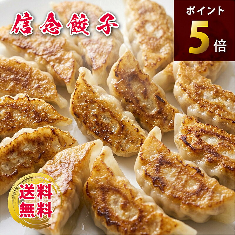 信念フーズ 手造り餃子食べ比べセット 送料無料 肉餃子32個 野菜餃子24個 手造り餃...