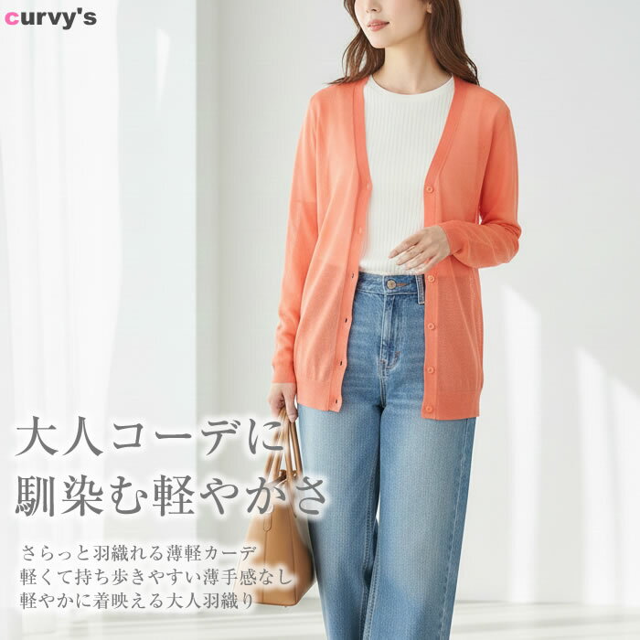 ＼50％クーポン有／ ロングカーディガン レディース カーディガン 夏用 洗える 春...