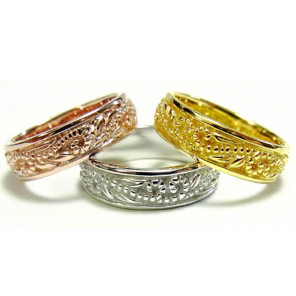 ハワイアンジュエリー リリ エグゼクティブ プラチナ 仕上げ サーフ リング 指輪 レディース メンズ シルバー925 誕生日 記念 ポッキリ