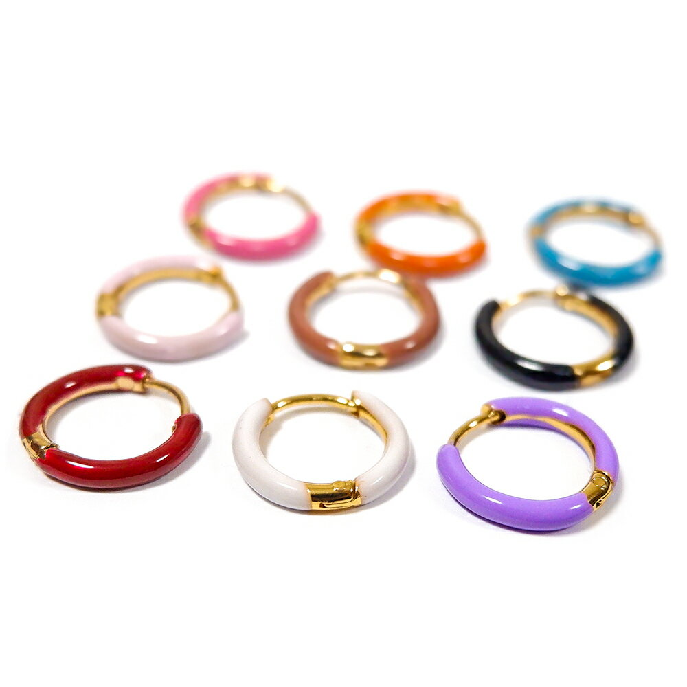 ピアス 片耳用 シンプル フープ サージカルステンレス レディース メンズ 金属アレルギー対応 ボヘミアンリゾート Bohemian resort