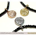 ハワイアンジュエリー ネックレス 刻印 名入れ ペンダント ブラックスピネル サージカルステンレス