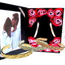 ペアバングル ハワイアンジュエリー 刻印無料 名入れ スクロール 波 記念日 誕生日 プレゼント ギフト 花 入浴剤 写真フレーム フラワー サージカルステンレ...