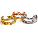 ハワイアンジュエリー ピアス 片耳用 カレイキニ スクロール チェーン サージカル ステンレス 金属アレルギー対応 レディース プレゼント ギフト