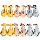 ハワイアンジュエリー ピアス 片耳用 ステンレス レディース シルバー ゴールド ピンクゴールド プルメリア 花 スクロール 波 しずく 金属アレルギー対応 サ...