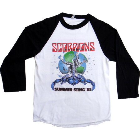 【SCORPIONS】スコーピオンズロック 7分ビンテージTシャツ【中古】