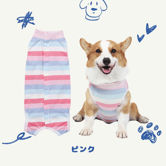 犬 術後服 エリザベスカラー オス メス 背中開き 小型犬 中型犬 大型犬 (ペットア...