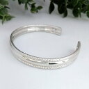 シルバー バングル ブレスレット 人気 クール エレガント お洒落 大人カジュアル 上品 地金のみ シンプル カッコいい エレガント フラボッソ furabos...