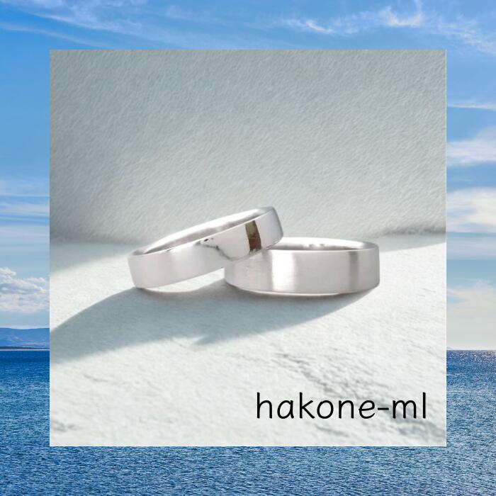 マリッジリング　ペアリング　リング　マット　つや消し　鏡面　クール　おしゃれ 　シンプル　 ボリュ..