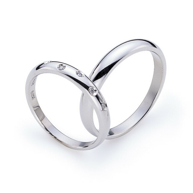 〔DAKS〕ペアリング 結婚指輪　日本製　プラチナリング レディース　 マリッジリング 　 DM-27-28 【送料無料】 madeinjapan 単品OK