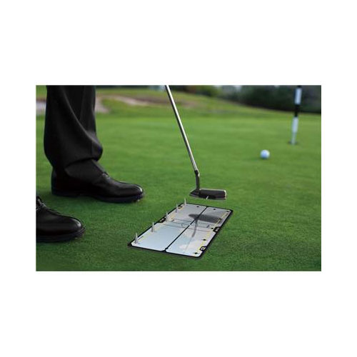 スキルズ ゴルフ練習用マット パッティングンミラー PUTTING MIRROR アドレス時の目の位置や肩のライン、フェース向きなどがセルフチェックできます SKLZ 005753