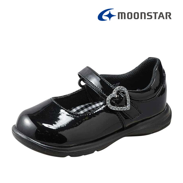 ムーンスター キャロット 子供靴 CR C2093 ブラック 子供靴キャロットのフォーマルシューズ MS シューズ