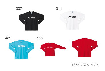 YONEX ヨネックス バドミントン・テニス ウエア ユニロングスリーブTシャツ 長袖Tシャツ 16158