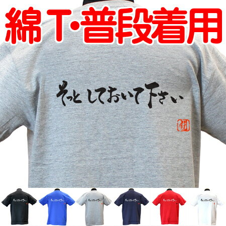 ラグビー Tシャツ そっとしておいて下さい 綿Tシャツ 【普段着用】