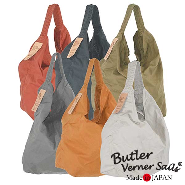 Butler Verner Sails トートバッグ 日本製 反応染め キャンバス かつらぎビッグワンショルダー / バトラーバーナーセイルズ / メンズ レディース 肩掛け おしゃれ 軽量 軽い 柔らかい 使いやすい 20代 30代 40代 50代 60代 ファッション 誕生日 プレゼント 母の日