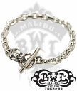 送料無料 BWL ビルウォールレザー Bill Wall Leather / スクエア チェイン リンク W/アニマル ヘッド ブレスレット 【 メンズ ブレス...