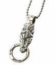 送料無料 BWL ビルウォールレザー Bill Wall Leather / シルバー925 ネックレス ペンダント / ホース w/リング チャーム ペンダント 【ネックレス メンズ ネックレス レディース シルバーアクセサリー おしゃれ プレゼント 誕生日 ギフト 】父の日|詳細画像