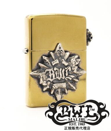 BWL ビルウォールレザー Bill Wall Leather / ブラス ノーティカル スター ジッポ 【Zippo メンズ 小物 クロス オイル ライター ...