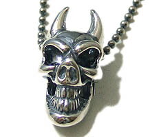 BWL ビルウォールレザー Bill Wall Leather / シルバー925 ネックレス ペンダント / ミディアム デーモン スカル ペンダント 【ネックレス メンズ ネックレス レディース シルバーアクセサリー おしゃれ プレゼント 誕生日 ギフト 】クリスマス