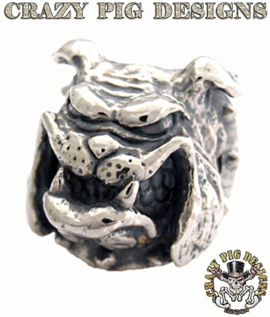 Silver - クレイジーピッグ 「正規販売認定店」 シルバー925 リング メンズ シルバーリング 指輪 / CRAZY PIG ブルドッグリング 【 正規品 指輪 メンズリング レディースリング おしゃれ かっこいい 人気 ブランド JAS刻印 プレゼント 誕生日 ギフト 】 老舗
