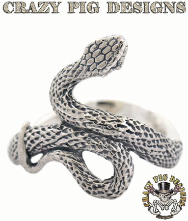 クレイジーピッグ 「正規販売認定店」 シルバー925 リング メンズ シルバーリング 指輪 / CRAZY PIG ブ..