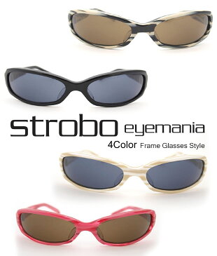 送料無料 ストロボ Strobo / シャープなスタイリング!COOLなキャッツアイ型のセルフレームサングラス 【 メンズ レディース サングラス メガネ アイウェア 伊達眼鏡 uvカット おしゃれ プレゼント 誕生日 ギフト 】
