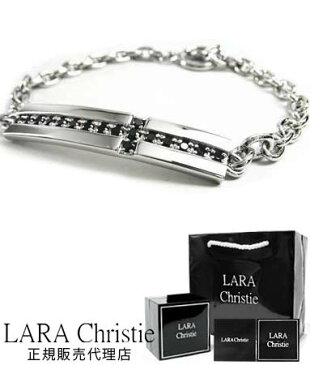 ララクリスティー ブレスレット メンズ レディース LARA Christie シルバー925 / ロイヤル クロス ブレスレット 【ブラック】【 シンプル おしゃれ 人気 ブランド ブルガリ香水別途販売 】【あす楽】