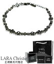 送料無料 ララクリスティー ブレスレット メンズ レディース LARA Christie シルバー925 / テンプルクロス ブレスレット 【ブラック】【 バングル シンプル おしゃれ 人気誕生日 ギフト 】 母の日