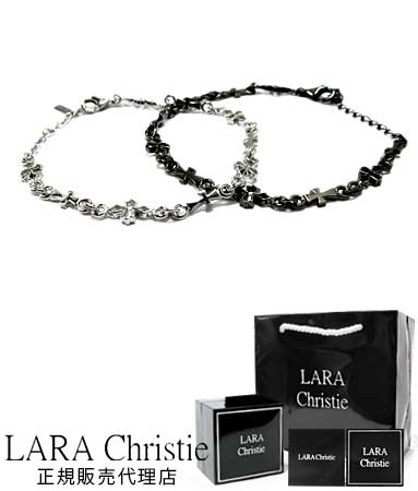 送料無料 ララクリスティー ブレスレット メンズ レディース LARA Christie シルバー925 / テンプルクロス ペアブレスレット 【ペア】【 ペアバングル シンプル おしゃれ 人気誕生日 ギフト 】 母の日