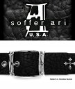 送料無料 トップ式バックル silver925 ベルトバックル金具 ノーブル ボウタイズ Soffer Ari ソファーアリ 【 メンズベルト シルバー製 US...