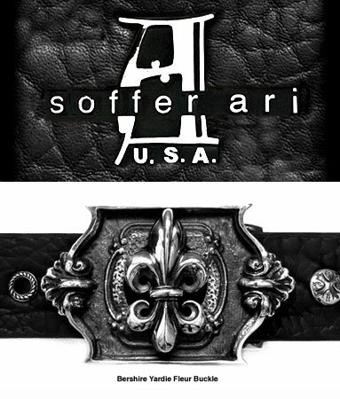 トップ式バックル silver925 ベルトバックル金具 バークシャー ヤーディー フルール Soffer Ari ソファ..