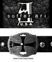 送料無料 トップ式バックル silver925 ベルトバックル金具 ゴシック クロス カットアウト Soffer Ari ソファーアリ 【 メンズベルト シルバ...