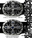 送料無料 トップ式バックル silver925 ベルトバックル金具 ストーン S.A. クロッシーズ Soffer Ari ソファーアリ 【 メンズベルト シル...
