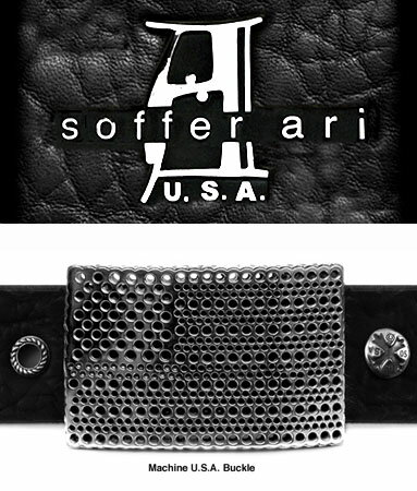 送料無料 トップ式バックル silver925 ベルトバックル金具 マシンド USA Soffer Ari ソファーアリ 【 メンズ シルバー製 USAバックル レザーベルト 本革ベルト 海外製 アメリカ製 輸入バックル 正規品 おしゃれ 人気 ブランド プレゼント 誕生日 ギフト 】 母の日