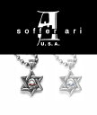 送料無料 シルバー925 ネックレス ペンダント / J スター スカル ペンダント w/ルビー / ソファーアリ Soffer Ari 【 メンズ レディース ネックレス 正規品 おしゃれ 人気 ロサンゼルス ブランド プレゼント 誕生日 ギフト 】 母の日