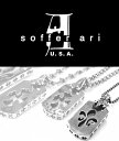 送料無料 シルバー925 ネックレス ペンダント / スモール オメルタ ドッグタグ ペンダント w/フルール / ソファーアリ Soffer Ari 【 メン...
