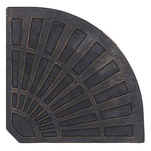 不二貿易 パラソルベース 12kg 幅47×奥行47×高さ4 ブラック ガーデン ハンギングパラソル専用ベース 38..