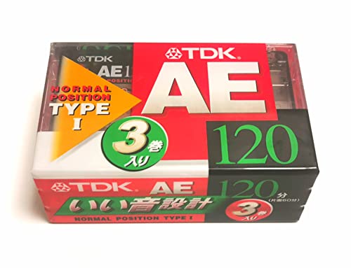 TDK オーディオ カセットテープ AE 120分 3本セット AE-120XF