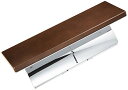 TOTO 二連紙巻器 棚付き(天然木) メタル製 ダルブラウン YH63BKS#MWW 芯棒可動式