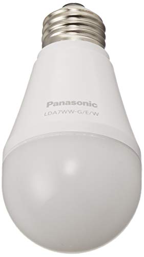 Rakuten - パナソニック LED電球 口金直径26mm 電球60形相当 温白色相当(7.3W) 一般電球 広配光タイプ 屋外器具対応 密閉器具対応 LDA7