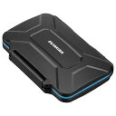 HAKUBA ハードメモリーカードケース (CFexpress Type B / XQD カード用) 6枚収納 ブルー 耐衝撃 防塵 防滴 AB(2)