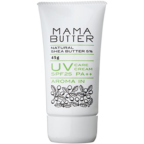 ママバター UV ケア クリーム SPF 25 PA ++ 無添加 【新生児～】 ノンケミカル 無添加 日焼け止め 虫除け MAMABUTTER