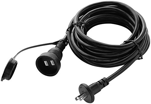 樂天商城 - タカショー コンセント 屋外用 延長ケーブル 5m 1500W 【LSO-06】 延長コード キャップ付きコンセント