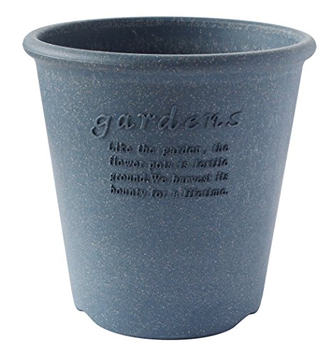 丸型ポット6号・ネイビー 6号 231509・製造国:日本・容量:約2.7L・形:円形・商品モデル番号:231509シンプルでスタンダードな長鉢タイプ