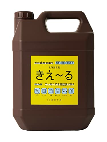 【大容量】 バイオ消臭液濃縮タイプきえ~る 屋外用4L