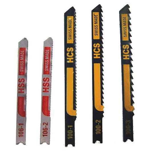 ブラックアンドデッカー ジグソーブレート 5本セット DIY 電動工具 切断工具 木工用3本 金工用2本 X27040