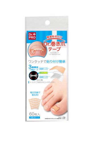 サンファミリー 簡単貼るだけDr.巻き爪テープ 60枚 (x 1) サンファミリー 簡単貼るだけDr.巻き爪テープ 60枚 (x 1)