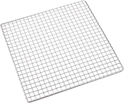 遠藤商事 焼網 業務用 クリンプ目 角型 26cm 18-8ステンレス 日本製 DTH0726 シルバー