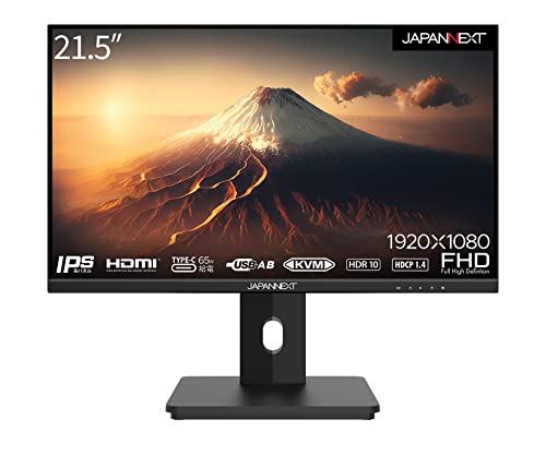 JAPANNEXT JN-I215FLFHSP-C65W 21.5インチ IPS フルHD(1920 x 1080) 液晶モニター 昇降式スタン JAPANNEXT JN-I215FLFHSP-C65W 21.5インチ IPS フルHD(1920 x 1080) 液晶モニター 昇降式スタン
