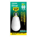 TOSHIBA ネオボールZ A形 60Wタイプ 口金直径17mm 昼白色 EFA15EN/13-E17